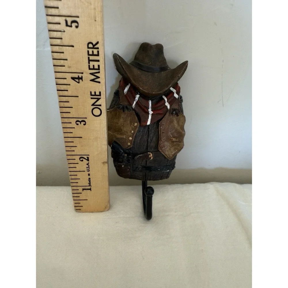 Rustic Western Gritty Cowboy  Hat Small Hanger Decor Hook‎